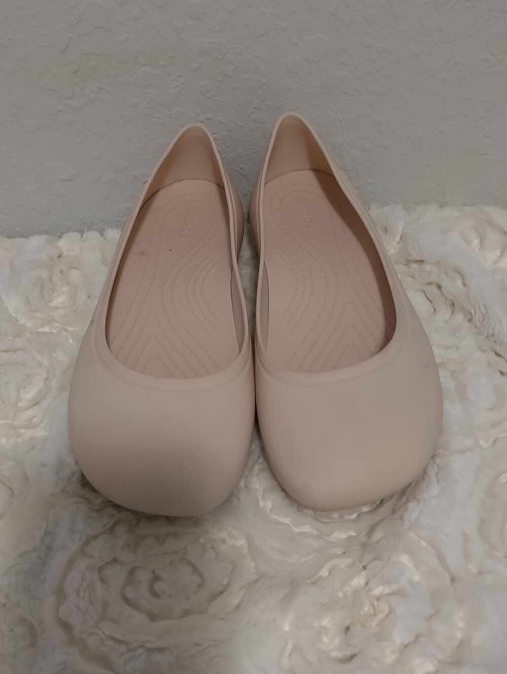 CROCS Women's Ballet Flat in Pale Blush - Picture 2 of 9